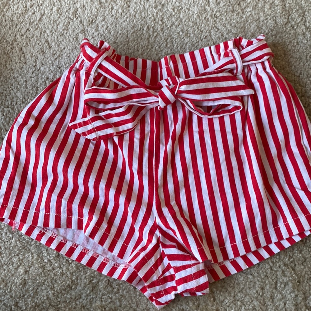 Cali 1850 Red Stripe Shorts